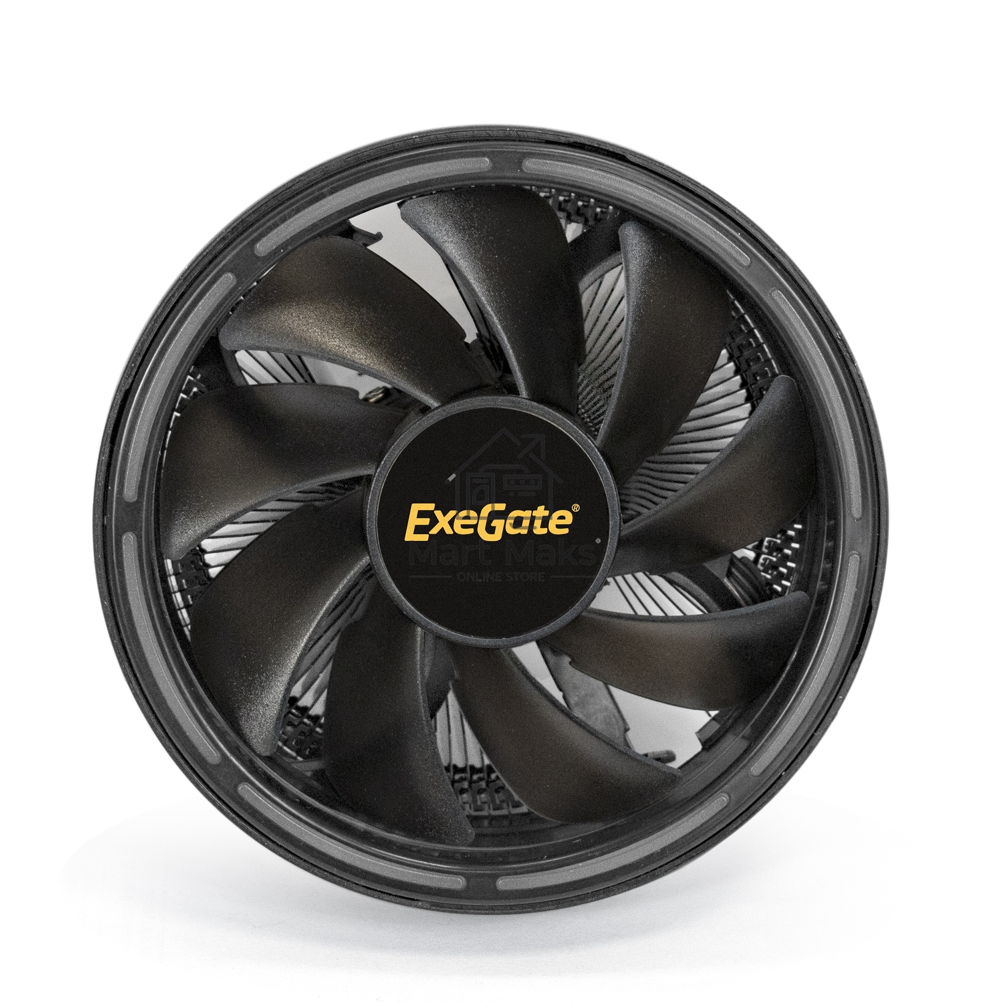 Кулер для процессора ExeGate Dark Magic EE126A-RGB черный, 120 мм, алюминий, 1800 об/мин, 18 дБ, 3 pin, 100 Вт, 95 мм