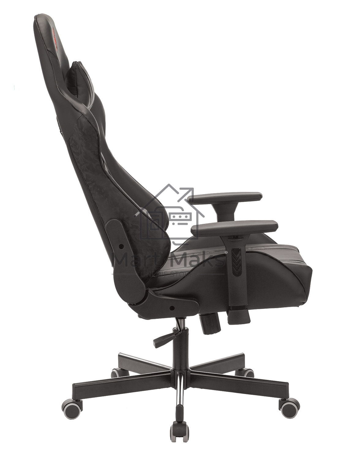 Кресло игровое A4Tech Bloody GC-600, черный, эко.кожа, крестовина металл