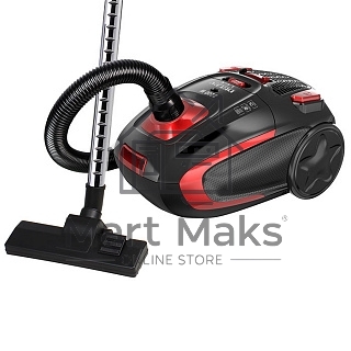 Пылесос Delta LUX DL-0848 черный с красным: 2200 Вт