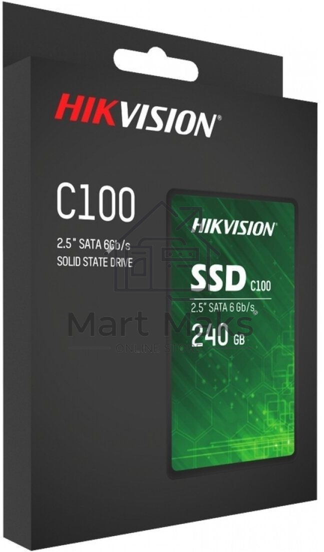 Накопитель SSD Hikvision C100 [HS-SSD-C100/480G], 480Gb, SATA III, 2.5