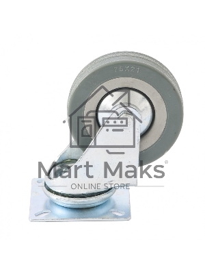 Колесо Сибртех поворотное d-50мм крепление  платформенное