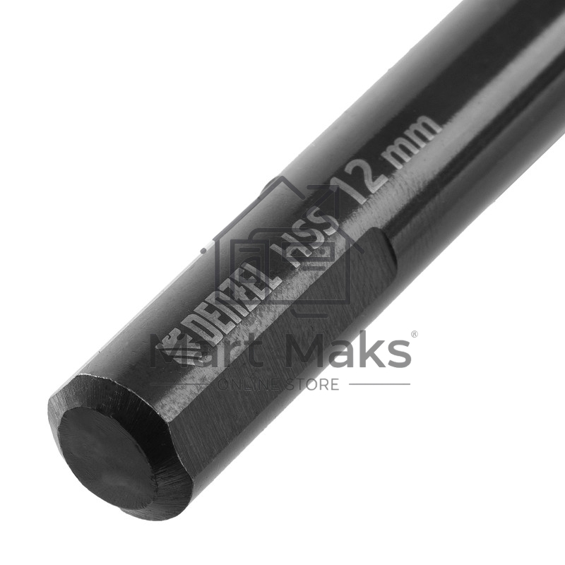 Сверло по металлу, 12 мм, HSS-Tin, Golden Tip, 6 шт. Denzel