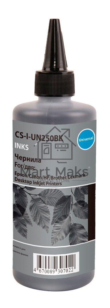 Чернила Cactus CS-I-Un250BK черный 250мл для HP/Lexmark/Canon/Epson/Brother