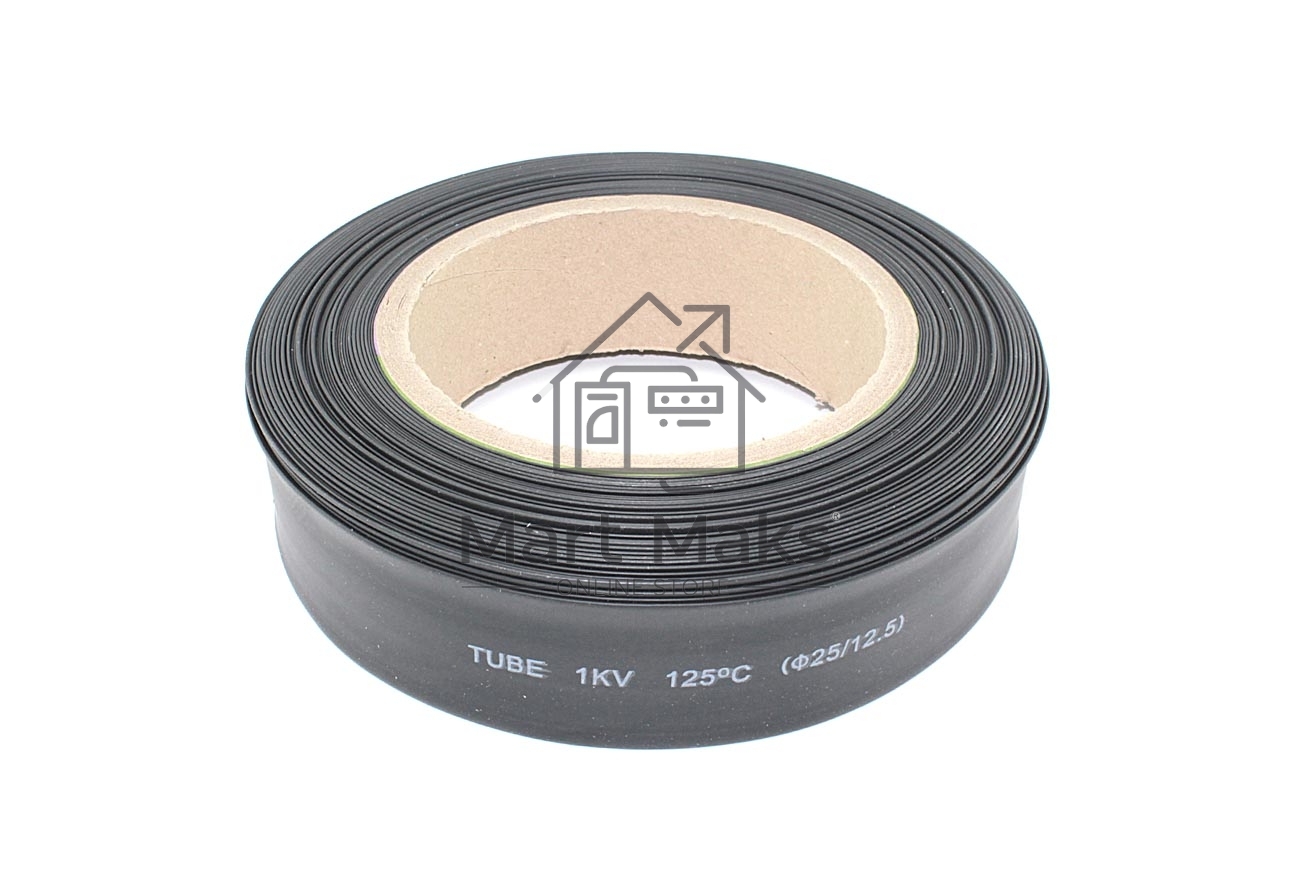 Термоусадка d 25мм длина 25м катушка