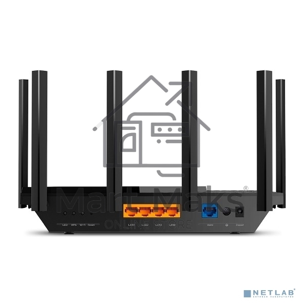 Роутер TP-Link Archer AX73 AX5400 Dual Band Wireless Gigabit Router, 1.5 GHz Tri-Core CPU, 1 GE WAN + 4 GE LAN ports, 1× USB 3.0 Port, support 1024-QAM, OFDMA, MU-MIMO, Airtime Fairness, Beamforming, 160MHz Channel Width, come with HomeShieldTM, support R