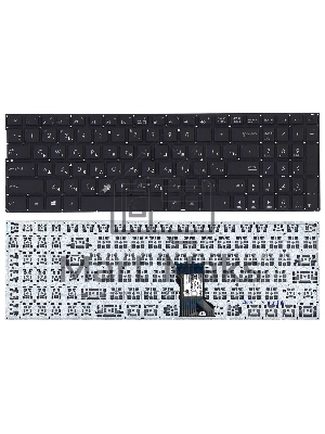 Клавиатура для ноутбука Asus Q552 черная с подсветкой