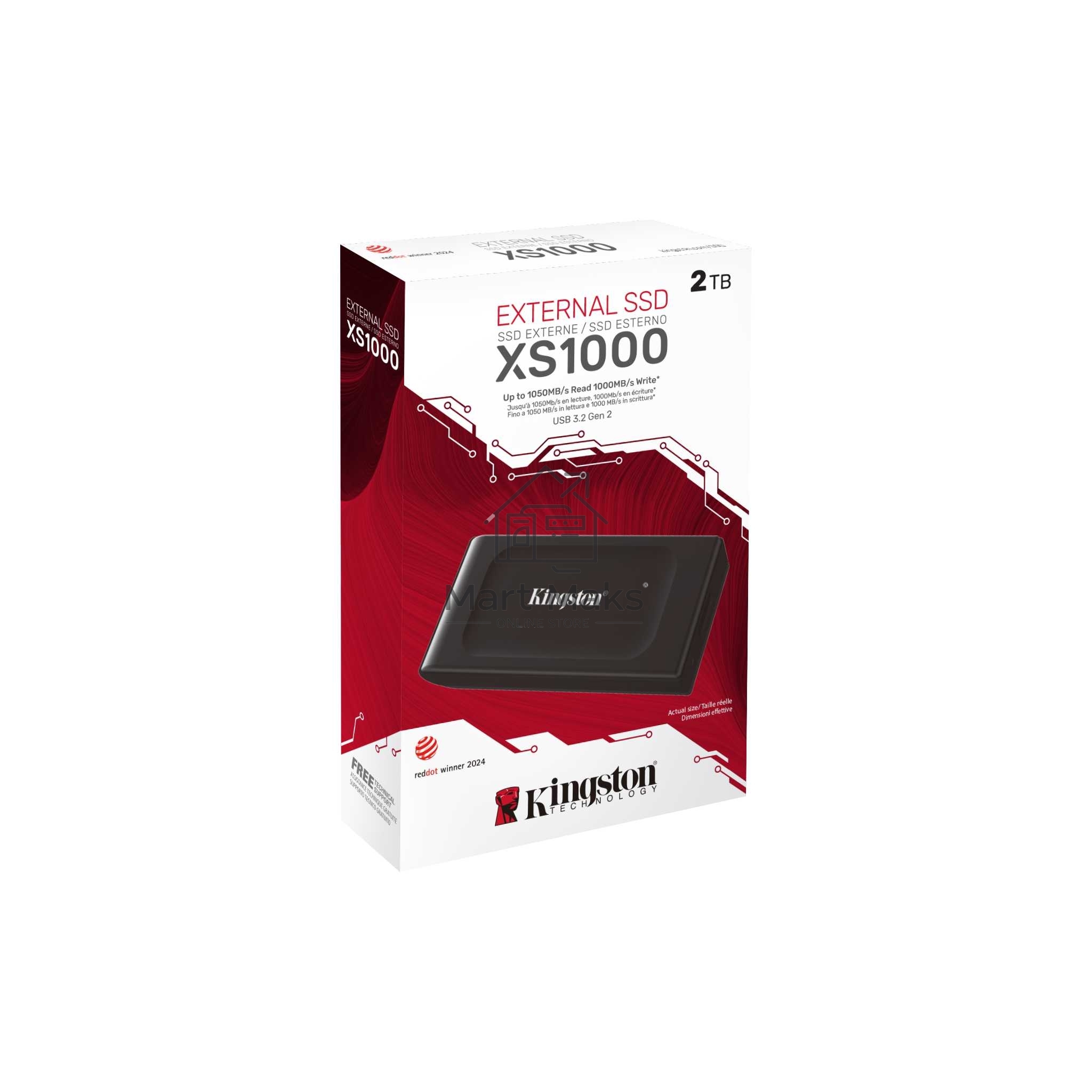 Накопитель SSD Kingston USB-C 2TB SXS1000/2000G XS1000 1.8