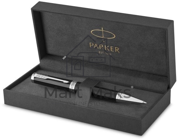 Ручка шариковая Parker Ingenuity Core K570 (2181997) Black CT M, черные чернила, подарочная коробка