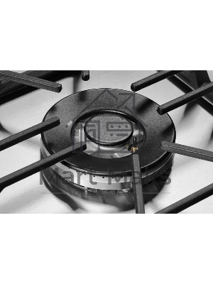 Встраиваемые газовые панели Kuppersberg FS 62 X, 4 конфорки, нерж. сталь