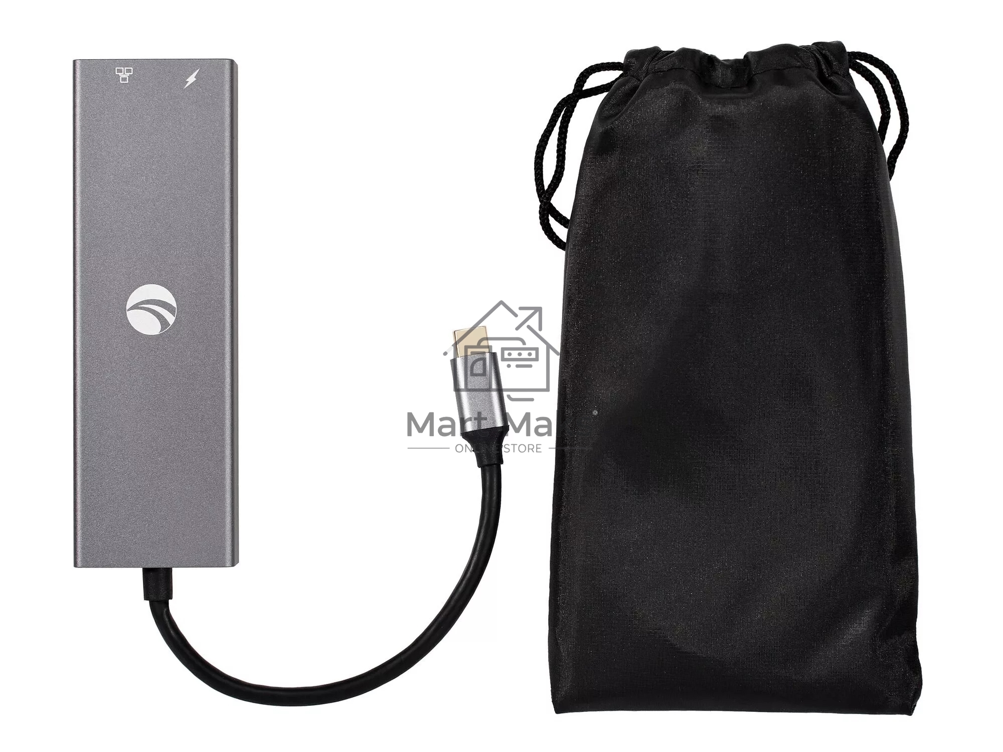 Адаптер VCOM CU459 Type-Cm --> RJ-45+2USB3.0(f) + PD100 Вт Alum Shell VCOM <CU459>