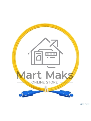 Патч-корд волоконно-оптический ExeGate FC-S-9-SC-SC-2M-LSZH (Шнур ВО SM 9/125 (OS2/G.652.D), SC/UPC-SC/UPC, Simplex, LSZH, 2 м)