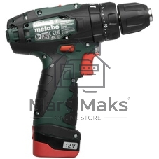 Дрель-шуруповерт Metabo PowerMaxx SB, 10,8 В, 2 Ач, 34 Нм, щеточный, ударный