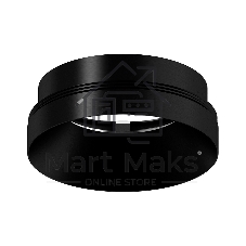 Насадка для корпуса светильника N7031 PBK черный полированный D70*H27mm Out10mm MR16