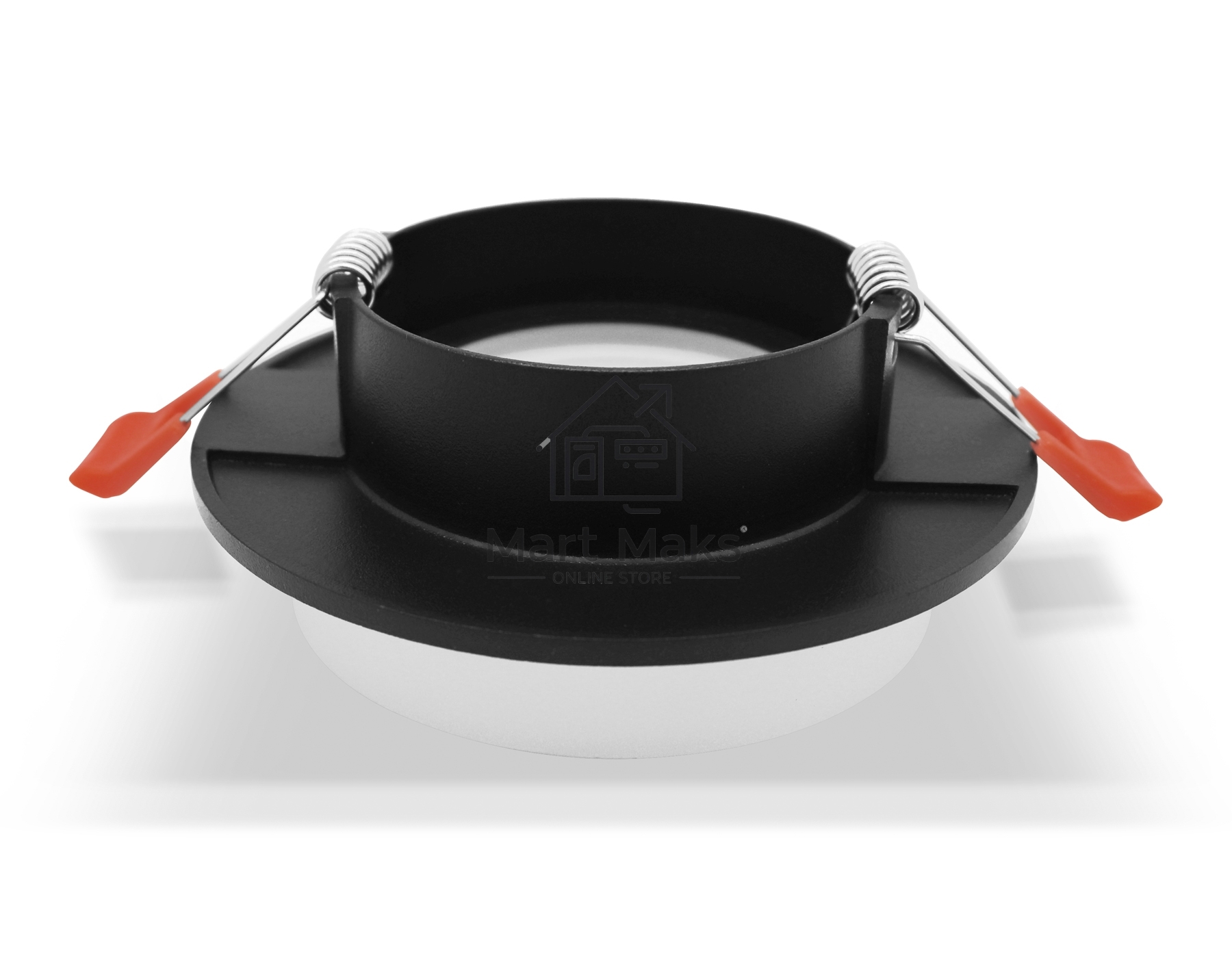 Светильник Ambrella light TN1312 SBK/FR черный песок/белый матовый GU5.3 D98*45