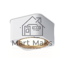 Светильник накладной TN70831 WH/GD белый/золото GX53 max 12W 96*96*60