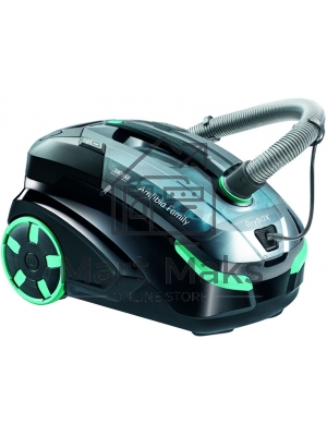 Моющий пылесос Thomas DRYBOX AMFIBIA FAMILY черный/бирюзовый, 325/1700Вт, уборка влажная/сухая, пылесборник контейнер 2.6 л