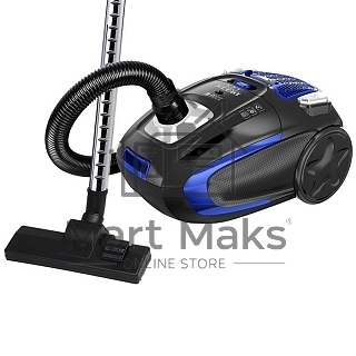 Пылесос Delta LUX DL-0848 черн.с синим: 2200 Вт,мешок для сбора пыли мощн.всас 400Вт(1)