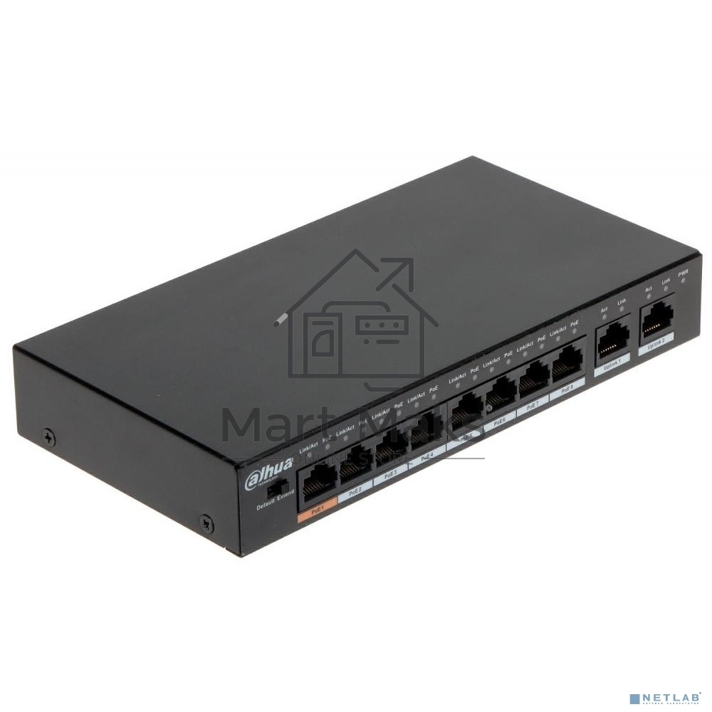 Коммутатор Dahua DH-PFS3010-8GT-96 10G