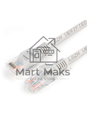Патч-корд Premier PP31-5MLSZH 1Gbит/с UTP 4 пары cat.5E CCA molded 5м серый RJ-45 (m)-RJ-45 (m) (PP31-5M-LSZH)