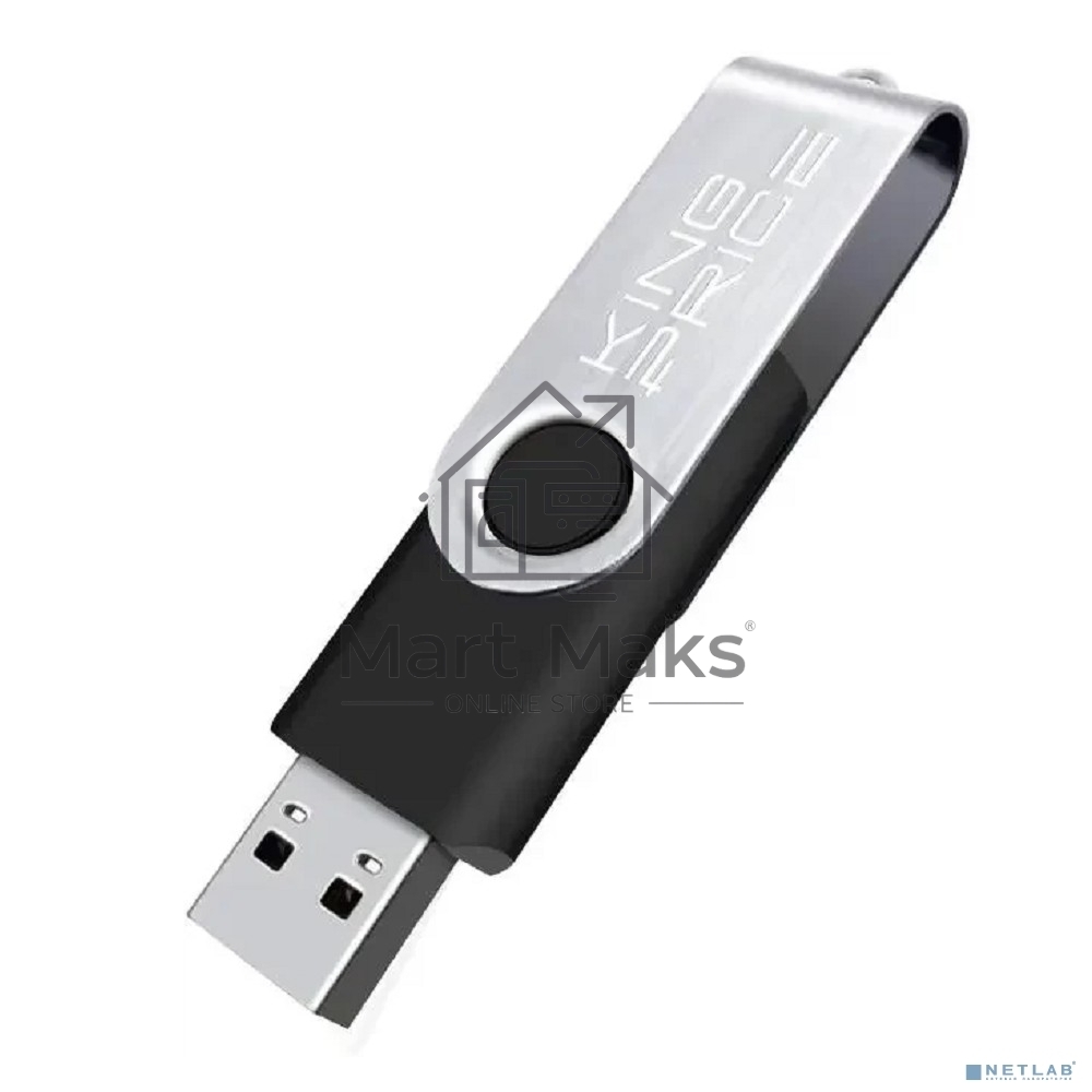 Флешка USB R/W KingPrice 8GB KPFD2 KPFD2A008ABK USB2.0 черный