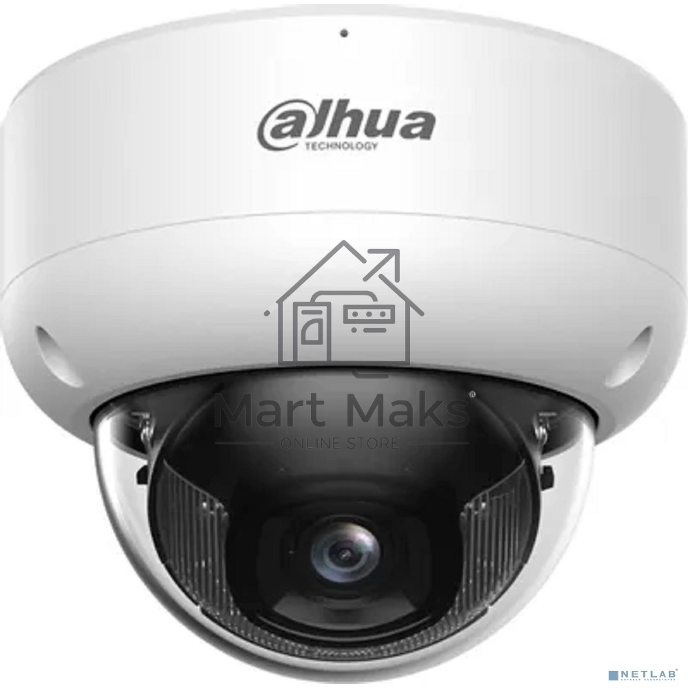 Камера видеонаблюдения IP Dahua DH-IPC-HDBW3449EP-AS-IL-0280B 2.8-2.8мм цв.
