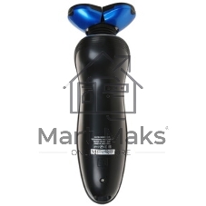Электробритва Centek CT-2170 (синий) ротор 3D, влажное бритье, 3 плав.головки, 2-ные лезвия, до 50 мин раб