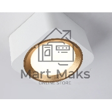 Светильник накладной TN70831 WH/GD белый/золото GX53 max 12W 96*96*60