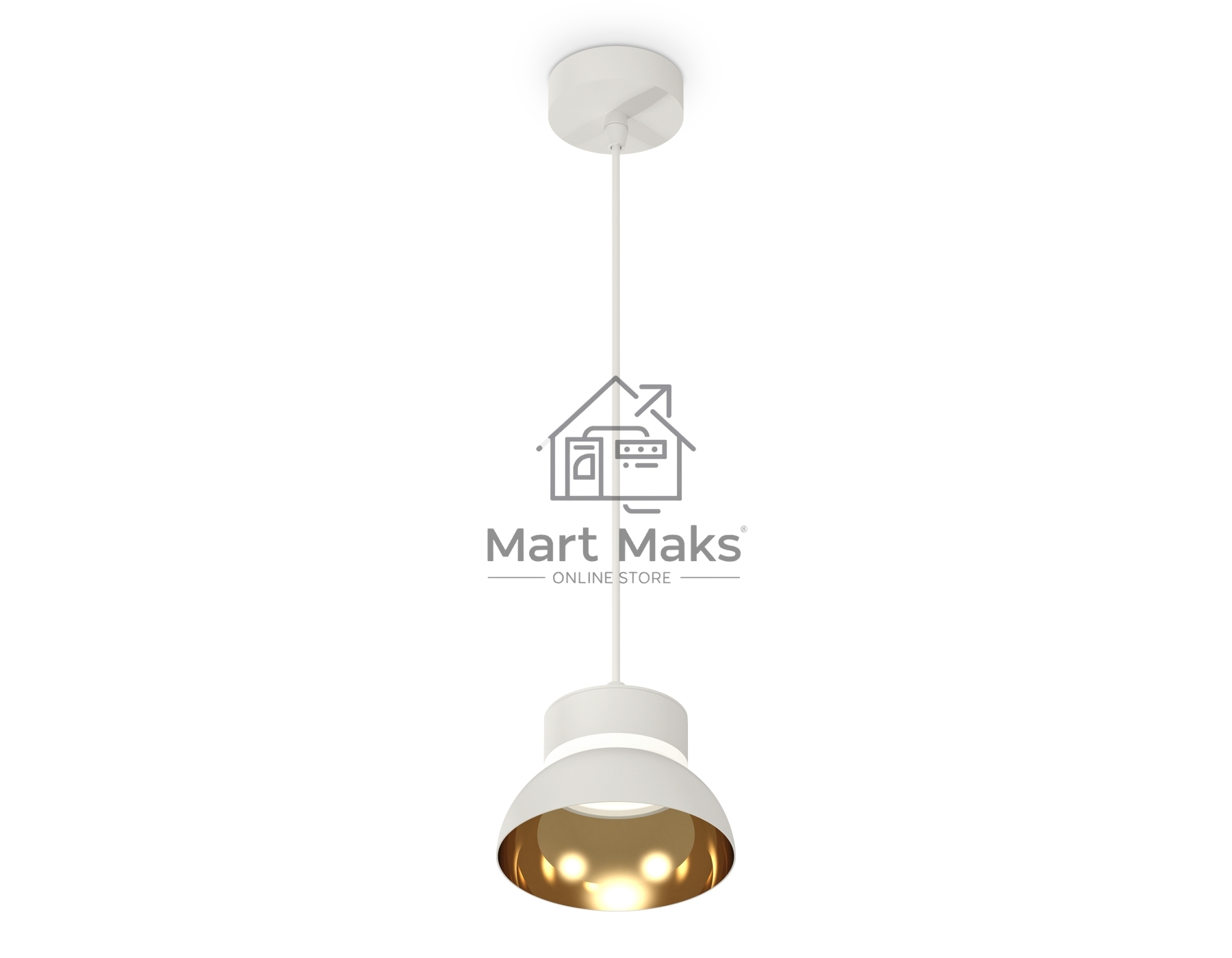 Светильник Ambrella Light XP8110051 SWH/PYG/CL белый песок/золото желтое полированное/прозрачный GX53