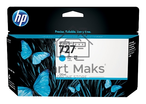 Картридж струйный HP 727 B3P19A голубой для HP DJ T920/T1500 (130мл)