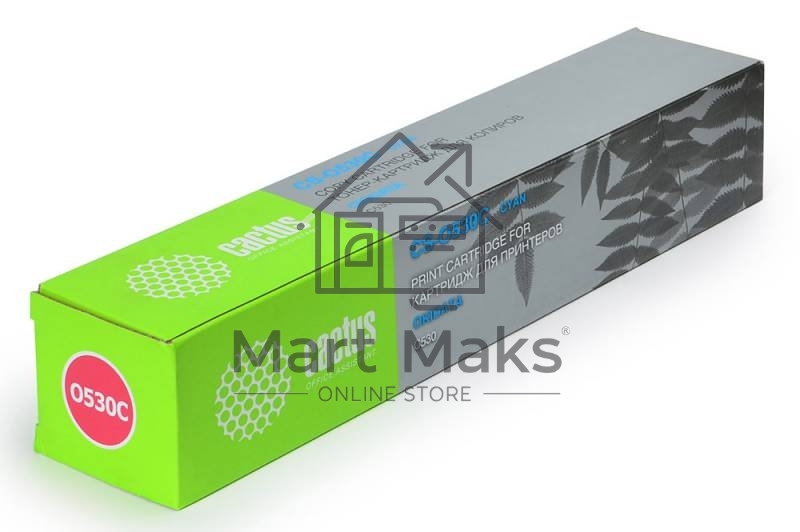 Картридж лазерный Cactus CS-O530C голубой (5000 стр.) для OKI C530