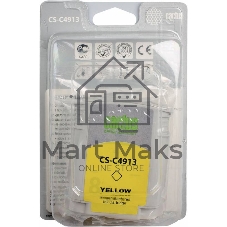 Картридж струйный Cactus CS-C4913 №82 желтый (72 мл) для HP Design Jet 500/800C