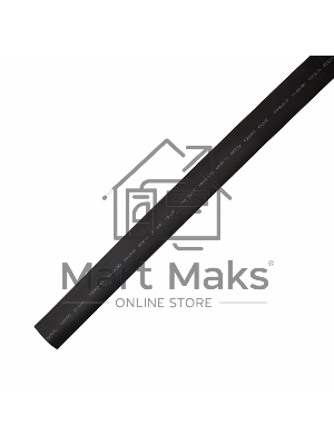 Термоусаживаемая трубка клеевая Rexant 52,0/13,0 мм, (4:1) черная, упаковка 2 шт. по 1 м