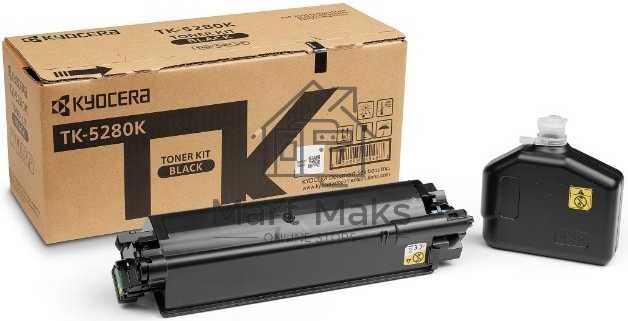 Картридж лазерный Kyocera TK-5280K (1T02TW0NL0) черный для M6235cidn/M6635cidn/P6235cdn 13000 стр