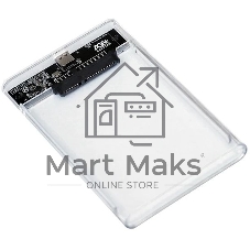 Внешний корпус для HDD/SSD AgeStar 3UB2P4C SATA III пластик прозрачный 2.5