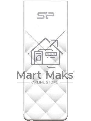 Флешка USB R/W 64Gb Silicon Power Blaze B03, USB 3.2, белый