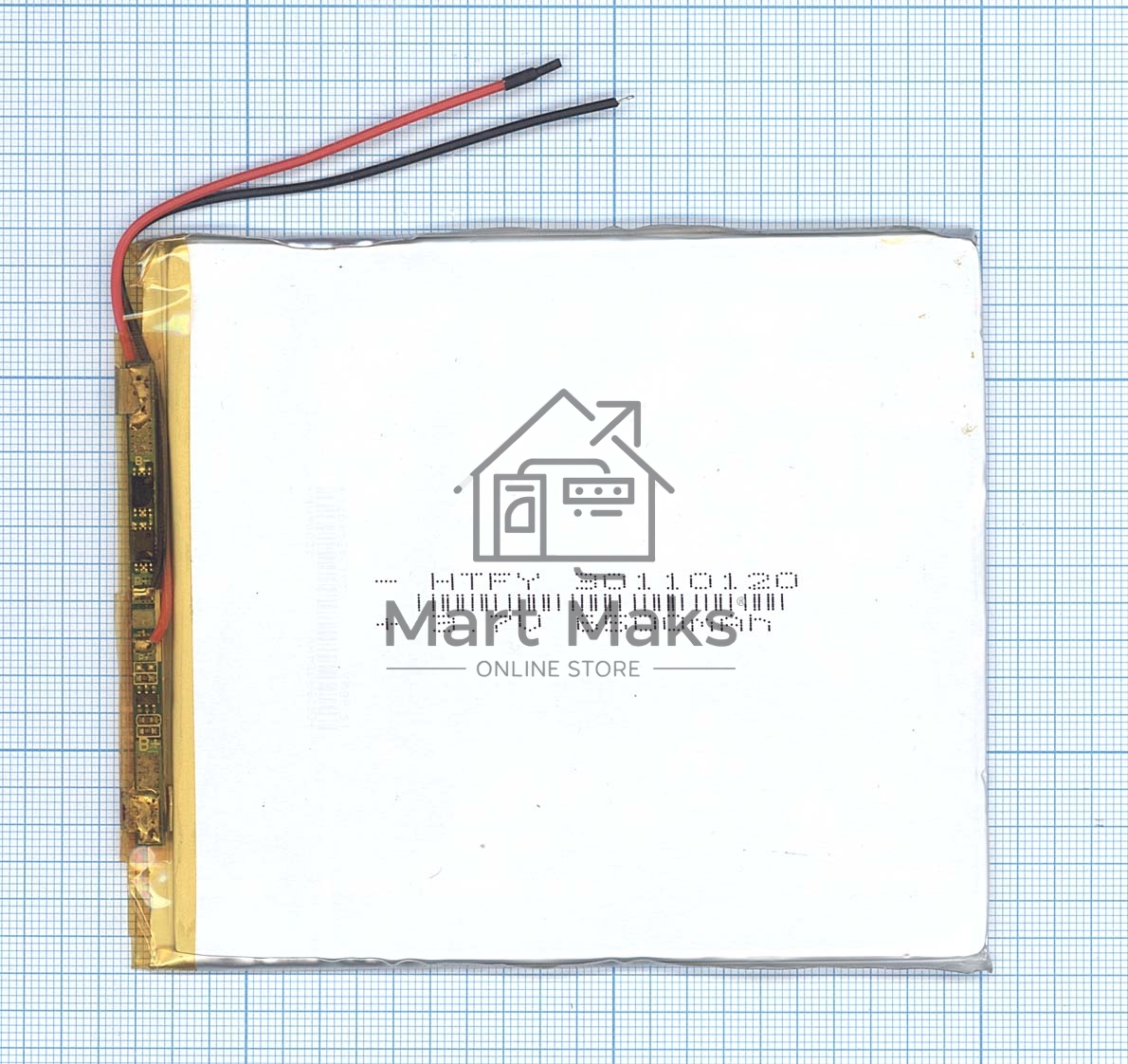 Аккумулятор Li-Pol (батарея) 3*110*120мм 2pin 3.7V/6500mAh