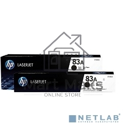 Картридж лазерный двойная упаковка Hewlett-Packard HP 83A CF283AD черный для LaserJet Pro MFP M125/M127 2 х 1500стр.