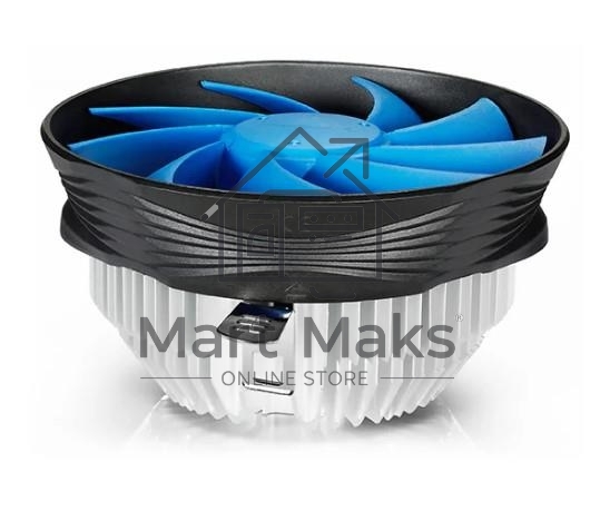 Кулер для процессора DEEPCOOL GAMMA ARCHER синий, 120 мм, алюминий, 1600 об/мин, 26.1 дБ, 3 pin, 95 Вт, 65.5 мм