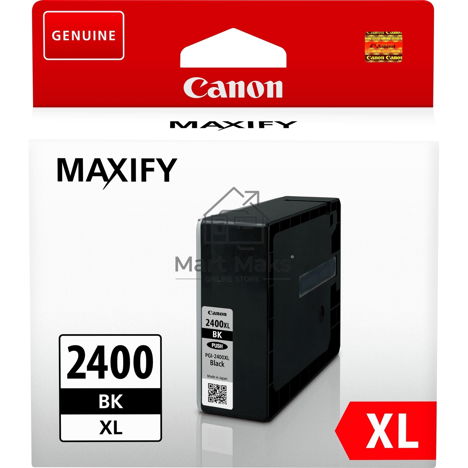 Картридж струйный Canon PGI-2400XL черный, 2500 стр., для MAXIFY iB4040/МВ5040/МВ5340