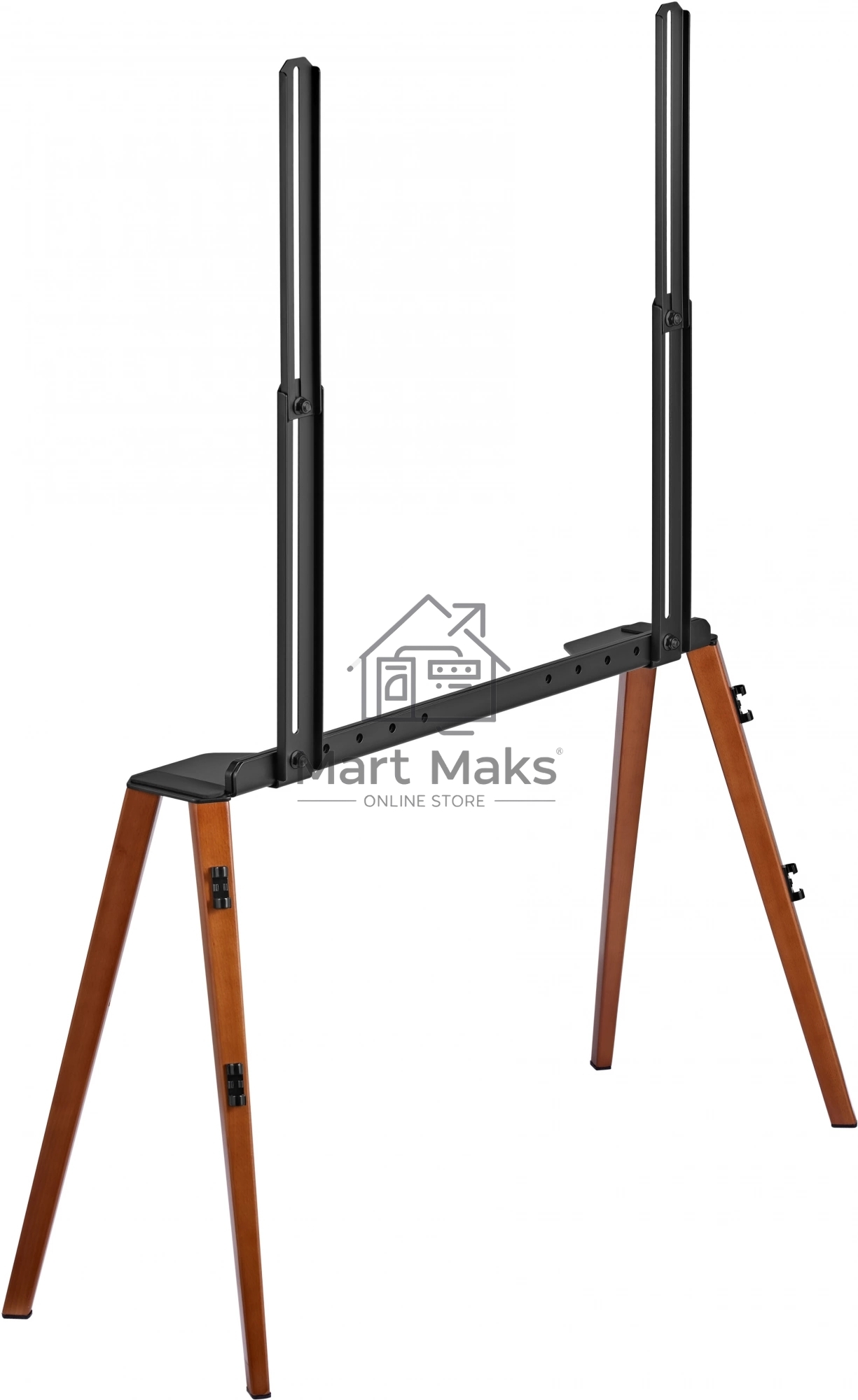 Подставка для телевизора Cactus CS-ST3646BKWN черный/орех 49