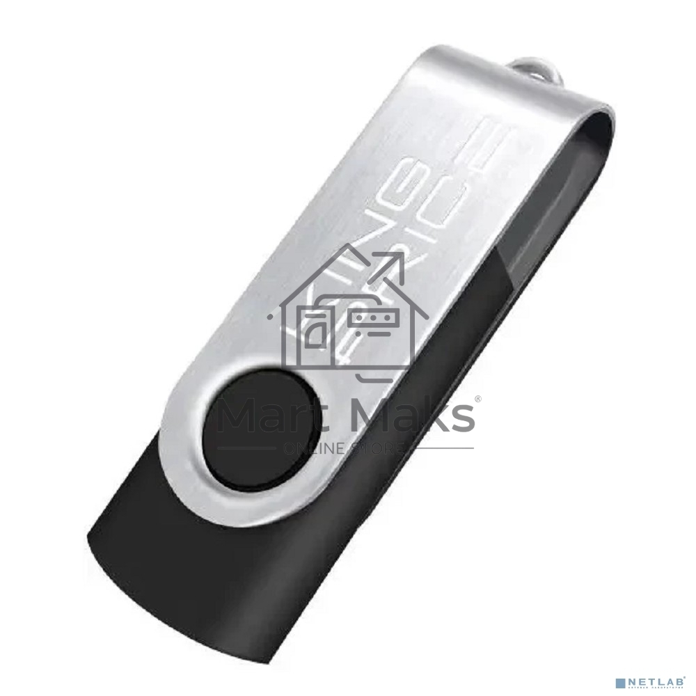 Флешка USB R/W KingPrice 8GB KPFD2 KPFD2A008ABK USB2.0 черный