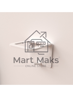 Держатель для обувных ложек и зонтов настенный, белый Rexant