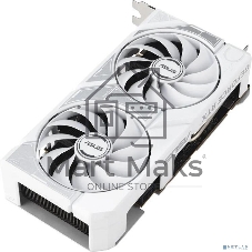 Видеокарта Asus GeForce RTX 5060 DUAL OC White, Nvidia RTX 5060, 8GB GDDR7, 128 bit, PCI-E 5.0, DPx3, HDMIx1, 2535 MHz