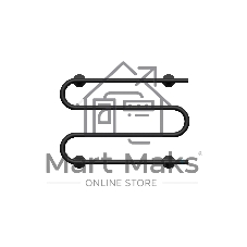 Полотенцесушитель электрический BAU M Black 41,5х61,5, черный матовый