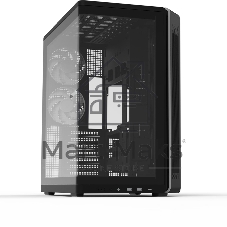 Компьютерный корпус ZALMAN MidTower P60 black (ATX, без БП, 2xUSB 3.0+USB Type C, 5x120мм ARGb) (Zalman P60 Black)