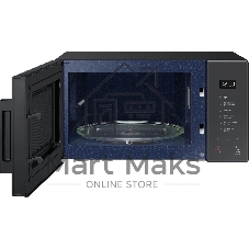Микроволновая печь Samsung MS23T5018AC/BW антрацит, 23 л, 800 Вт, переключатели - сенсор