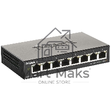 Коммутатор D-Link DGS-1100-08V2/A1A, 8×1 Гбит/с, настраиваемый