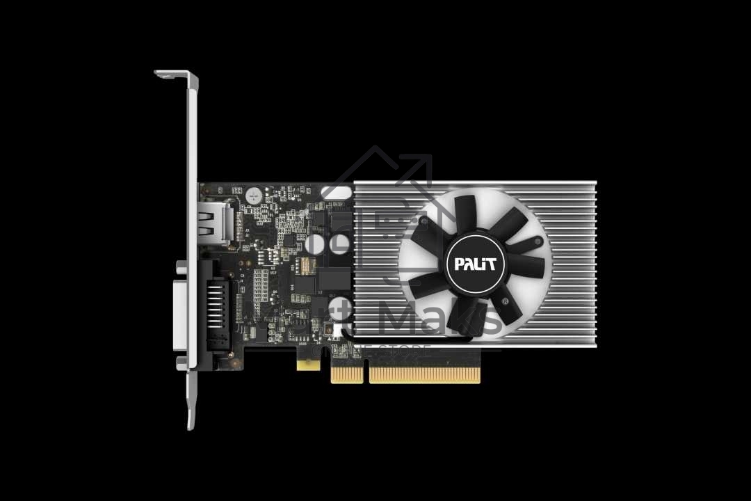 Видеокарта Palit PA-GT1030 2GD4 nVidia GeForce GT 1030 2048Mb PCI-E 64bit DDR4 1151/2100 DVIx1/HDMIx1/HDCP Ret low profile
