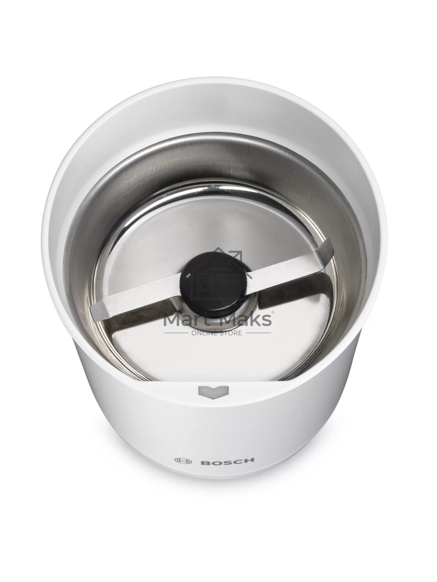 Кофемолка Bosch TSM6A011W 180Вт сист.помол.:ротац.нож вместим.:75гр белый