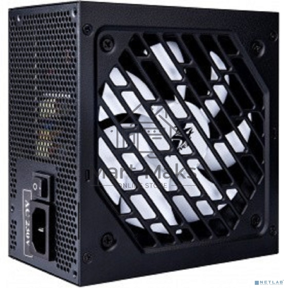 Блок питания 1STPLAYER FK 500W, 500Вт, 120мм, черный